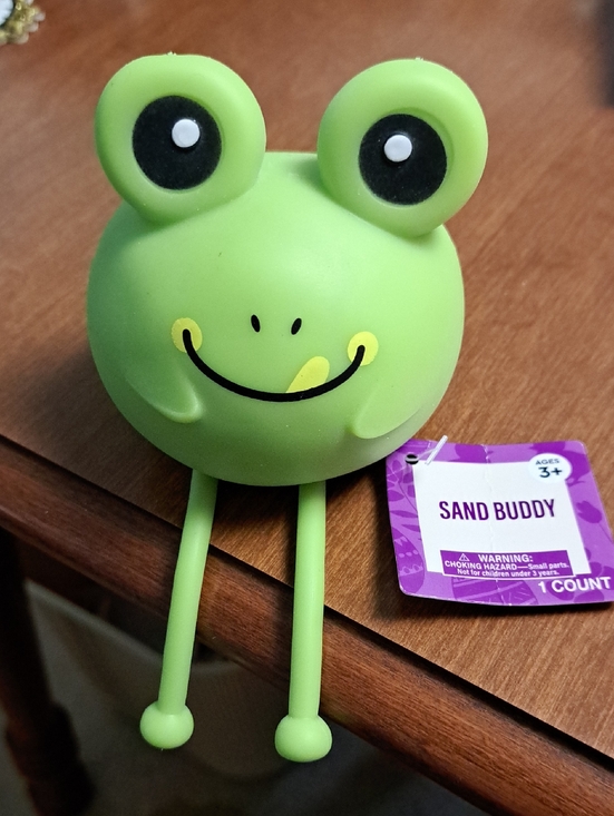 festive voice Other - Green Frog Sand Buddy For Stress